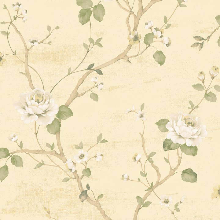 Palazzo 2 Luisella Floral Vine Wallpaper Roll for wholesale by Galerie Wallcoverings