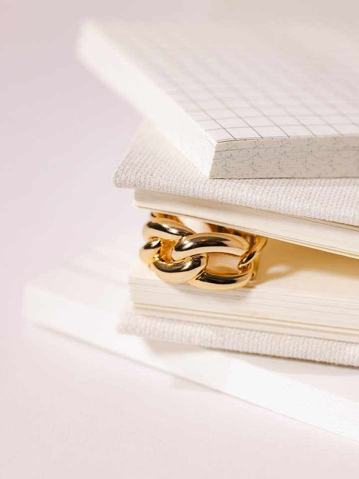 Ring met ketting Olympe voor wholesale door Beurlie