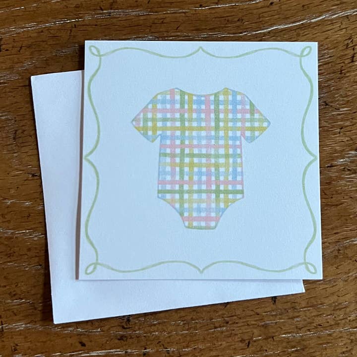 Flache Geschenkkarten für die Babyparty, 3x3, 5er-Set für den Großhandel von Art and Soul