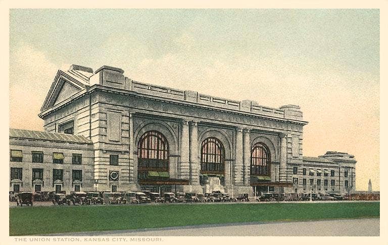 Found Image Press – Engroshandel Brevpapir/sæt med noteskort – Hilsen Kort MO-214 Union Station, Kansas City0