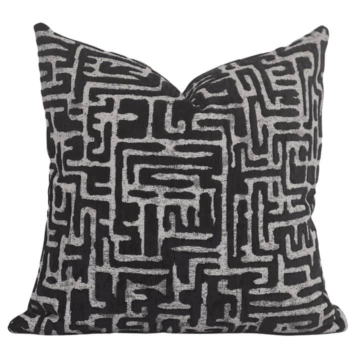 Courtyard Pillow in Black for wholesale by Something Extra