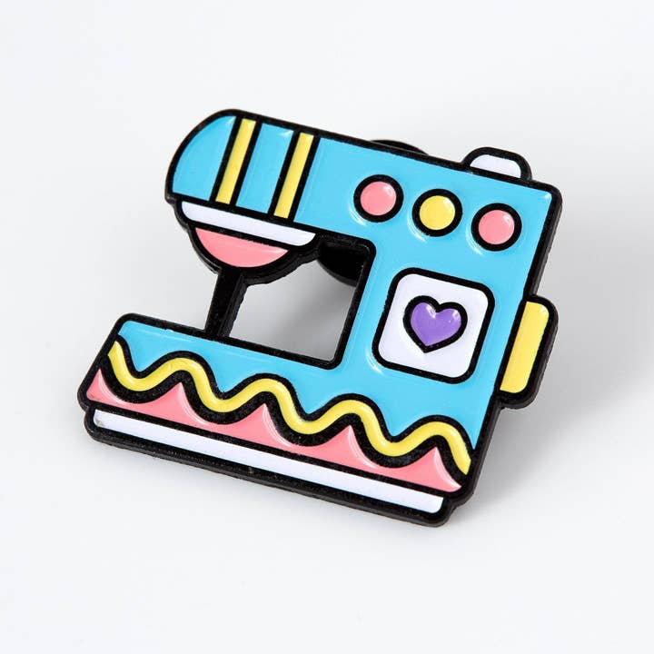 Punky Pins – wholesale Lapel pin/button – Sewing Machine Enamel Pin2