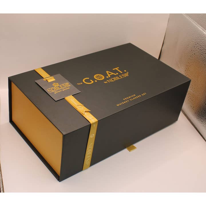 NOBLESIP - Wholesale Cocktail/Liquor Glass - Whiskey BASKETBALL Glasses, Set of 2 - New NOBLESIP Gift Box6