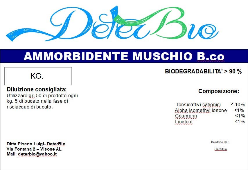 Deterbio – Großhandel Flüssigwaschmittel – DUFTENDER FLÜSSIGER WÄSCHEWEICHSPÜLER KG/LT 258