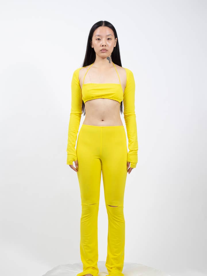 LL.14505 SLEEVE JACKET JERSEY SHRUG for wholesale by Lieu Le