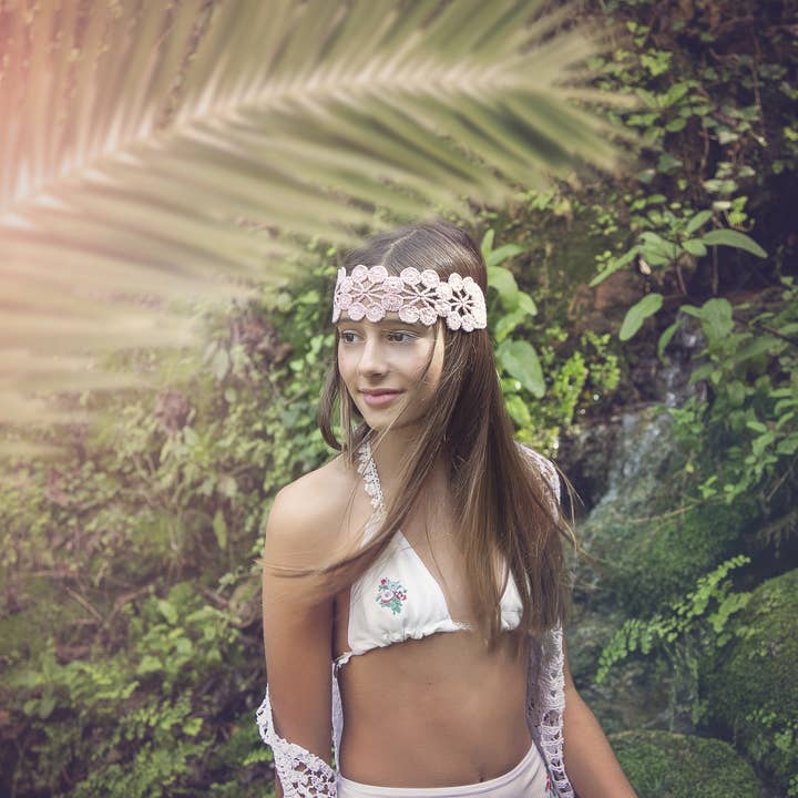 Guipure Long Beach Vest for wholesale by nora norita nora