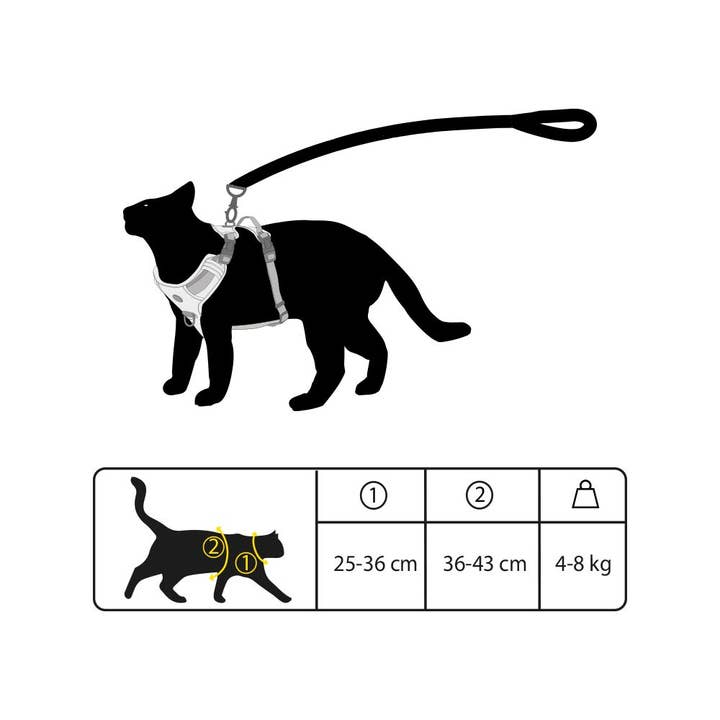 Croci - Wholesale Pet Harness - Dog - Cat harness - Bobby Rando Monoi3