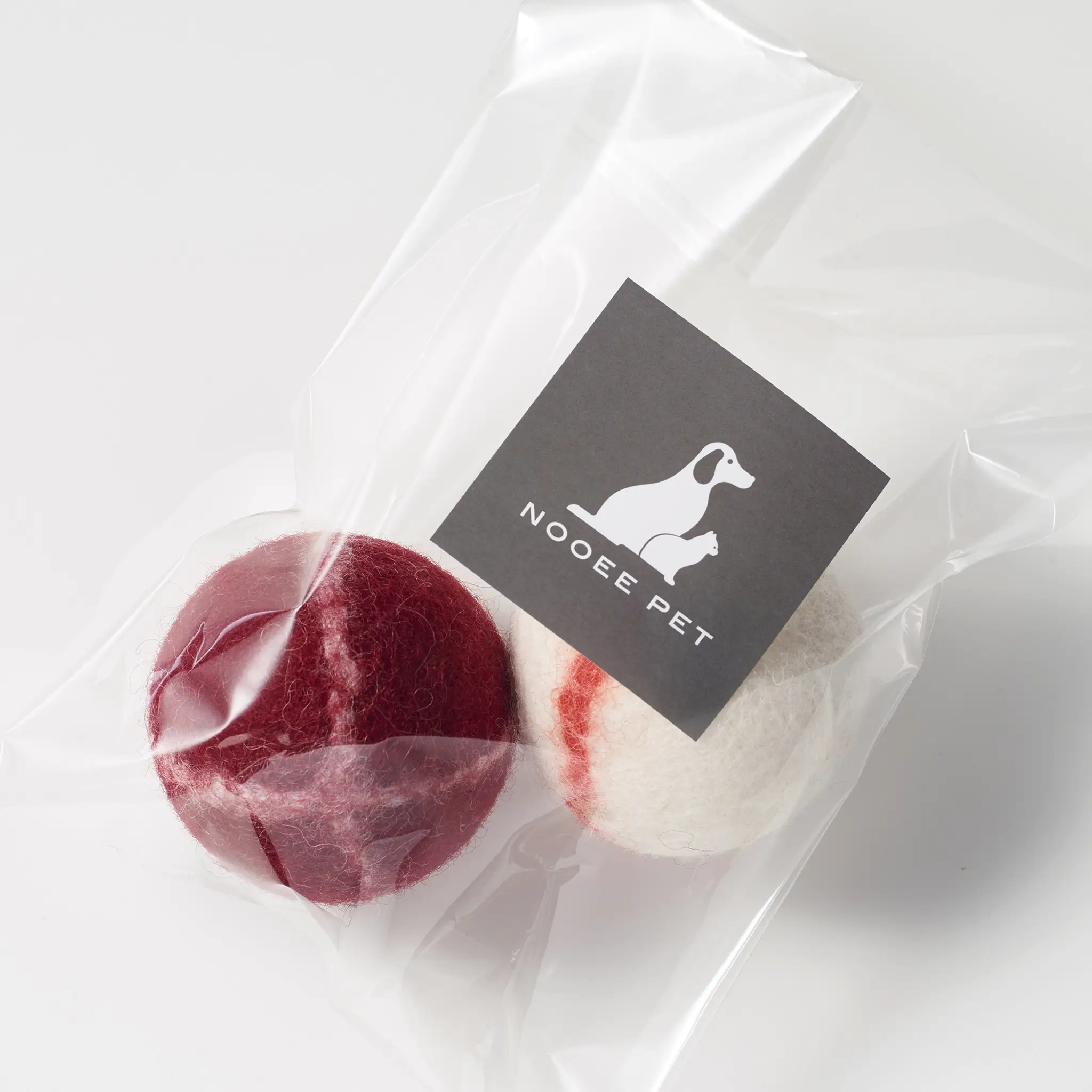 Nooee pet – Großhandel Haustierspielzeug – Katze & Hund – Nooee Pet Wollspielzeugbälle – 100% handgefertigte Wollbälle in 4 Größen3