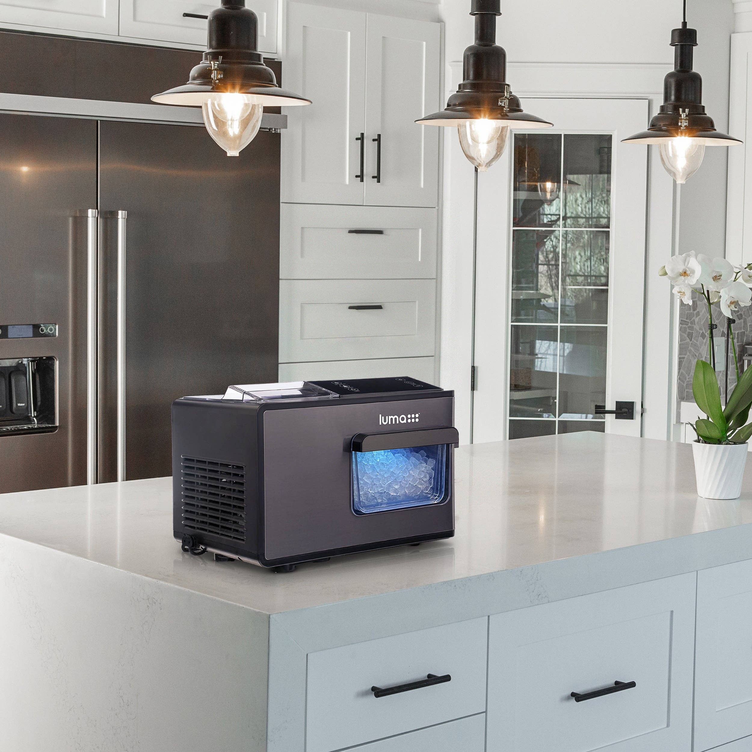 Newair - Vente Appareils électroménagers - Machine à glaçons de comptoir Luma®. Nugget Ice, 44 lb/jour - Acier inoxydable noir7