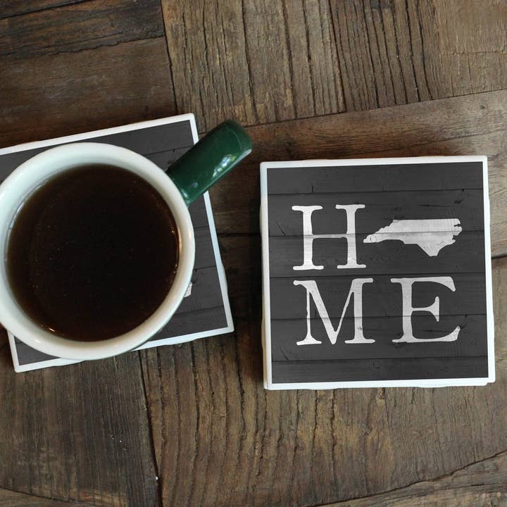 North Carolina Home Farmhouse Coaster for wholesale by Melody Press Co.