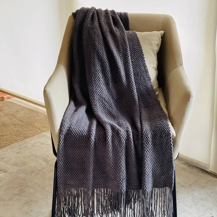 Knitted Throw Blanket For Living Room, High Quality, Extra Soft Blanket, Birthday Gift For Her for wholesale by Sunny Dzyns