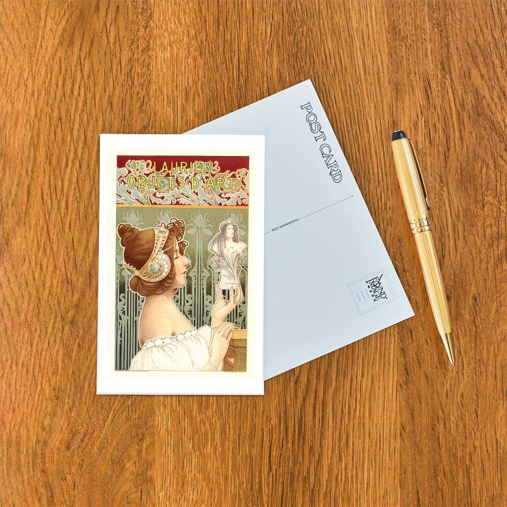 Found Image Press - Wholesale Postcard - Postcard PO-248 Laurier Art Nouveau Poster1