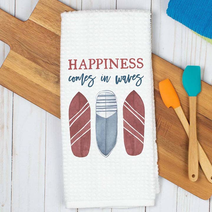 Canary Road - Wholesale Tea Towel - Surfing Beach Towel, Summer Dish Towel, Tea Towel