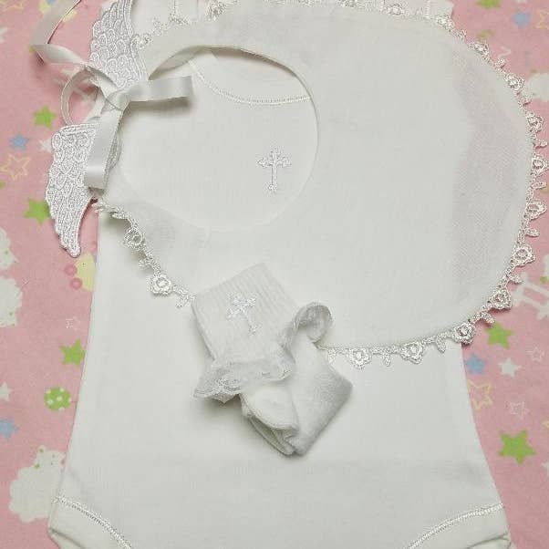 Girl'S Christening Set W/ Wings for wholesale by Simply Charming