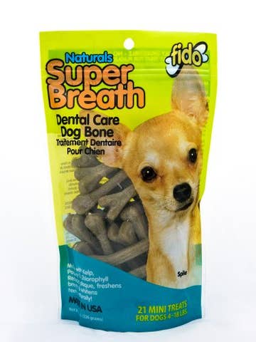 Super Breath Bones - Superbreath- Mini 21/Pack for wholesale by Fido, Inc.