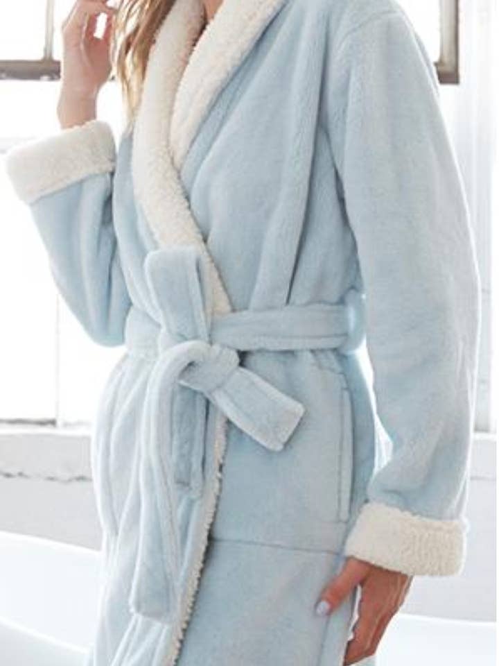Pure Fiber - Wholesale Robe - Women's - Keila Sherpa Fleece Robe