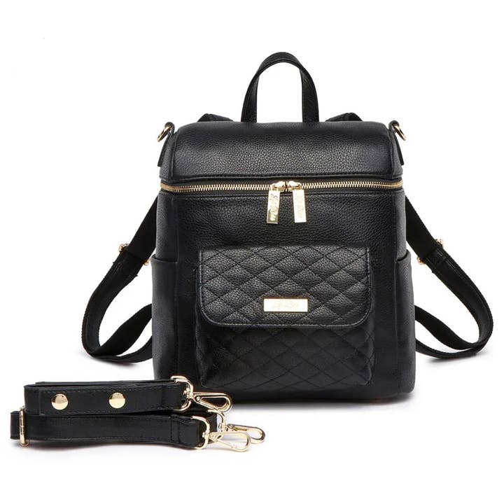 Petit Diaper Bag Ebony Black for wholesale by Luli Bebe