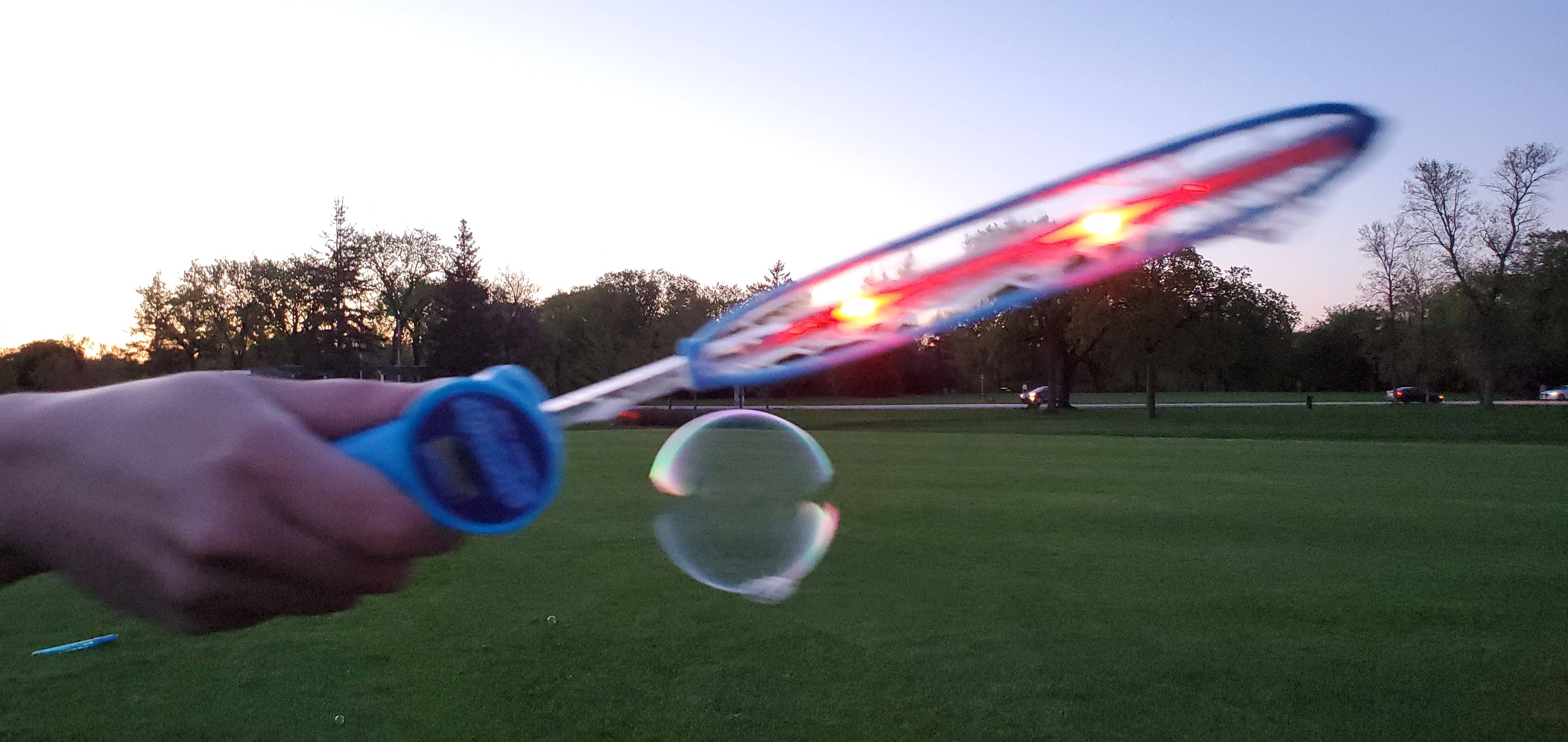 Wishbone Products - Wholesale Bubble Wand - Kids - LED 3 Color Light Up Motion Bubble Wand 5oz solution2