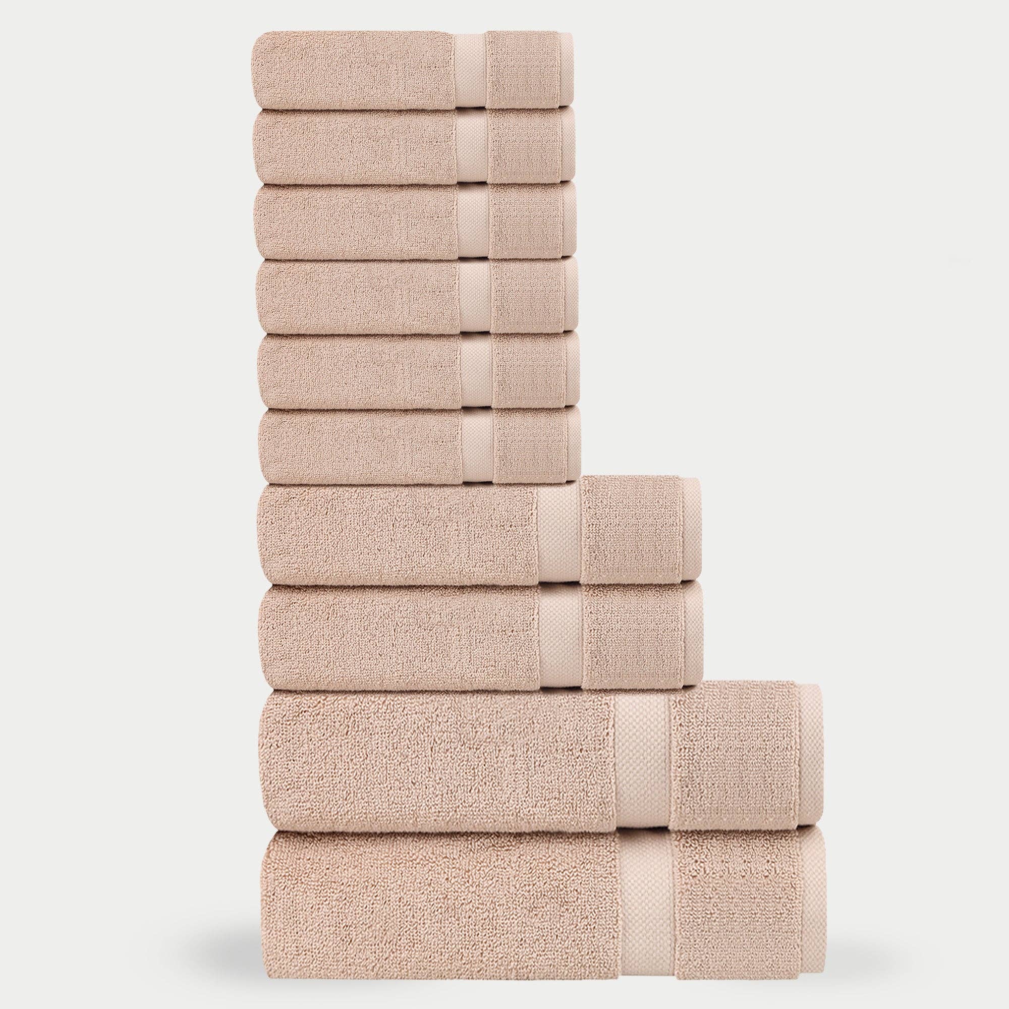 Delara - Wholesale Towel Set - 100% Organic Cotton Quick Dry Starter Bath Set16