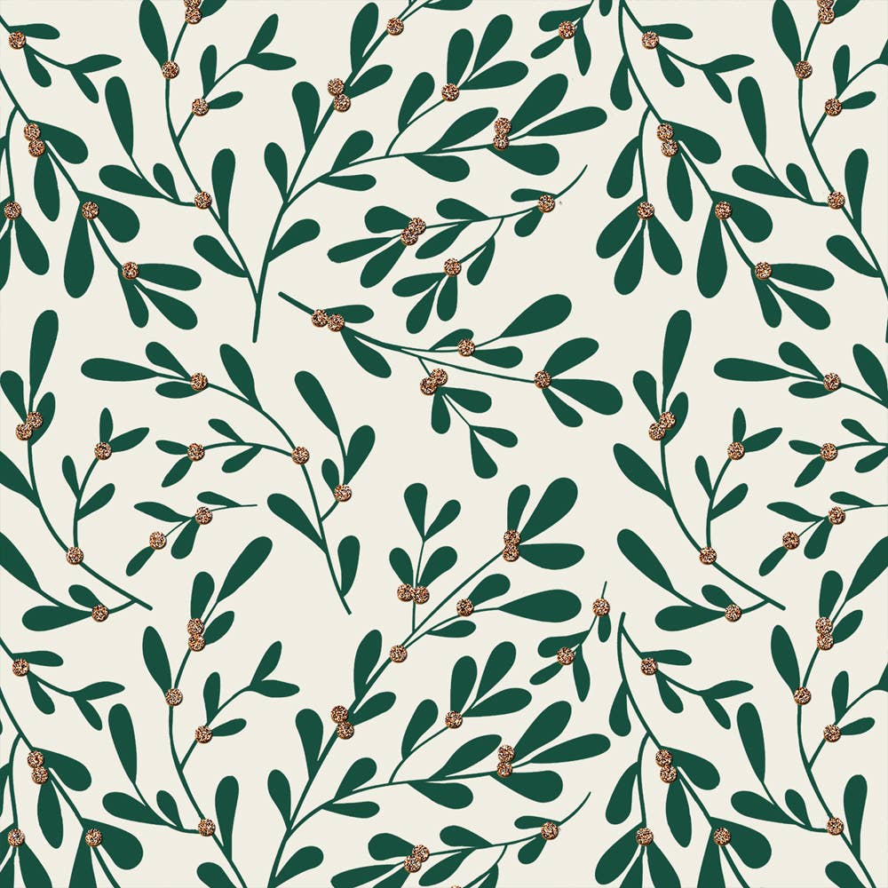 The Unique Paper Company - Vente Rouleau de papier cadeau - Rouleau de papier cadeau écologique motif forêt de Noël (12)4