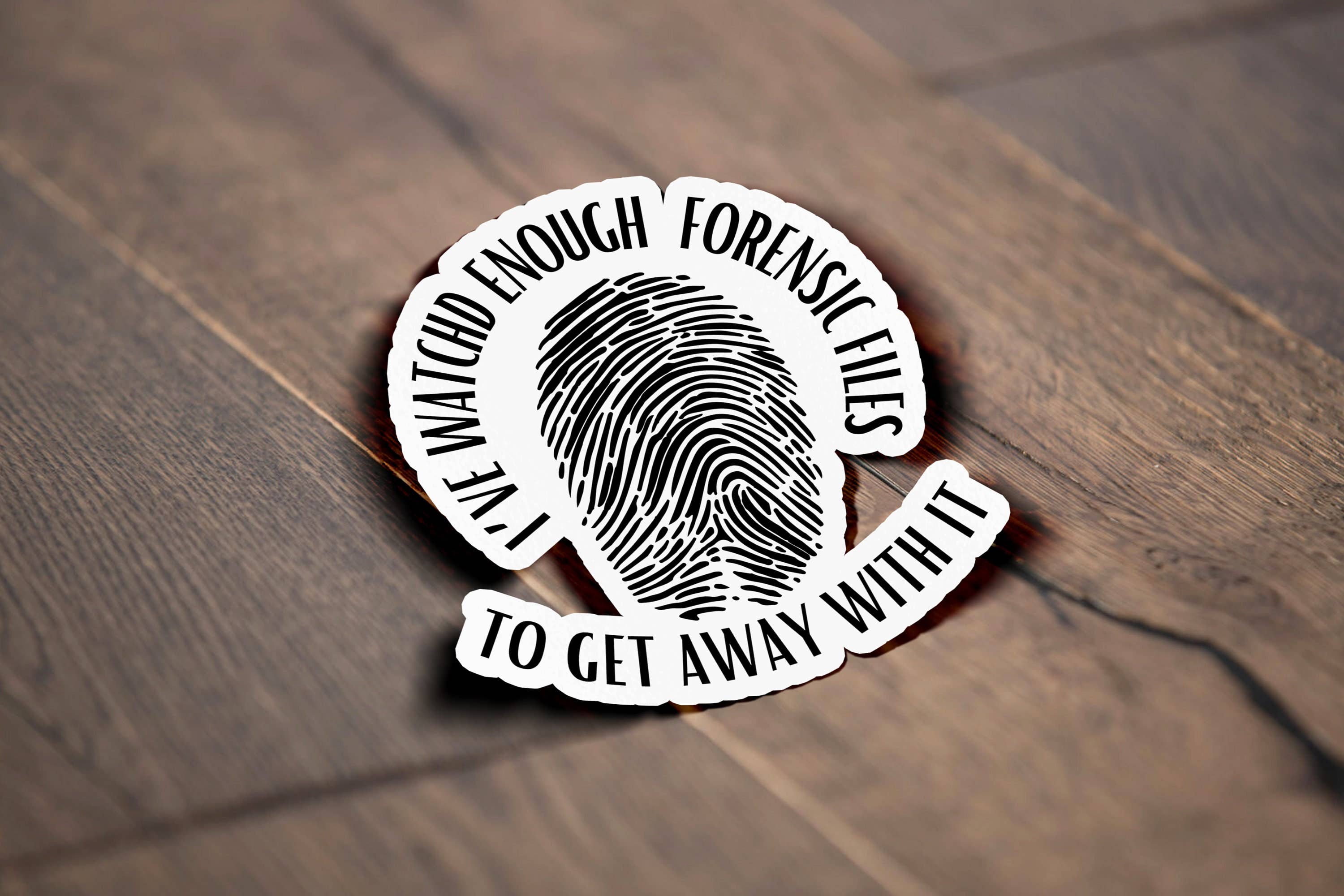 Sticker Bull - Vente Autocollant - Autocollant J'ai regardé assez de fichiers judiciaires - True Crime - Autocollant True Crime - Autocollant Crime - Autocollant Meme - Autocollant Forensic Files5