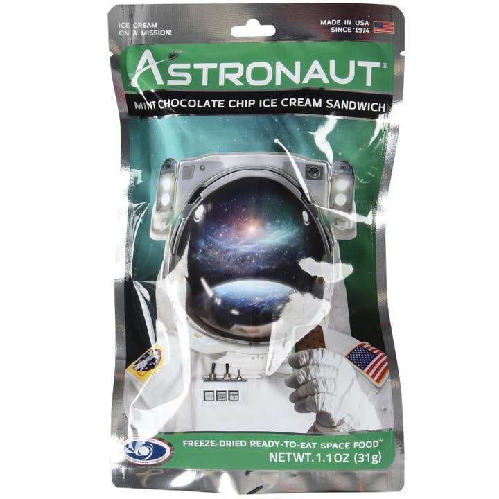US Toy Company - Wholesale Hard Candy - Astronaut Mint Chocolate Chip Freeze Dried Candy