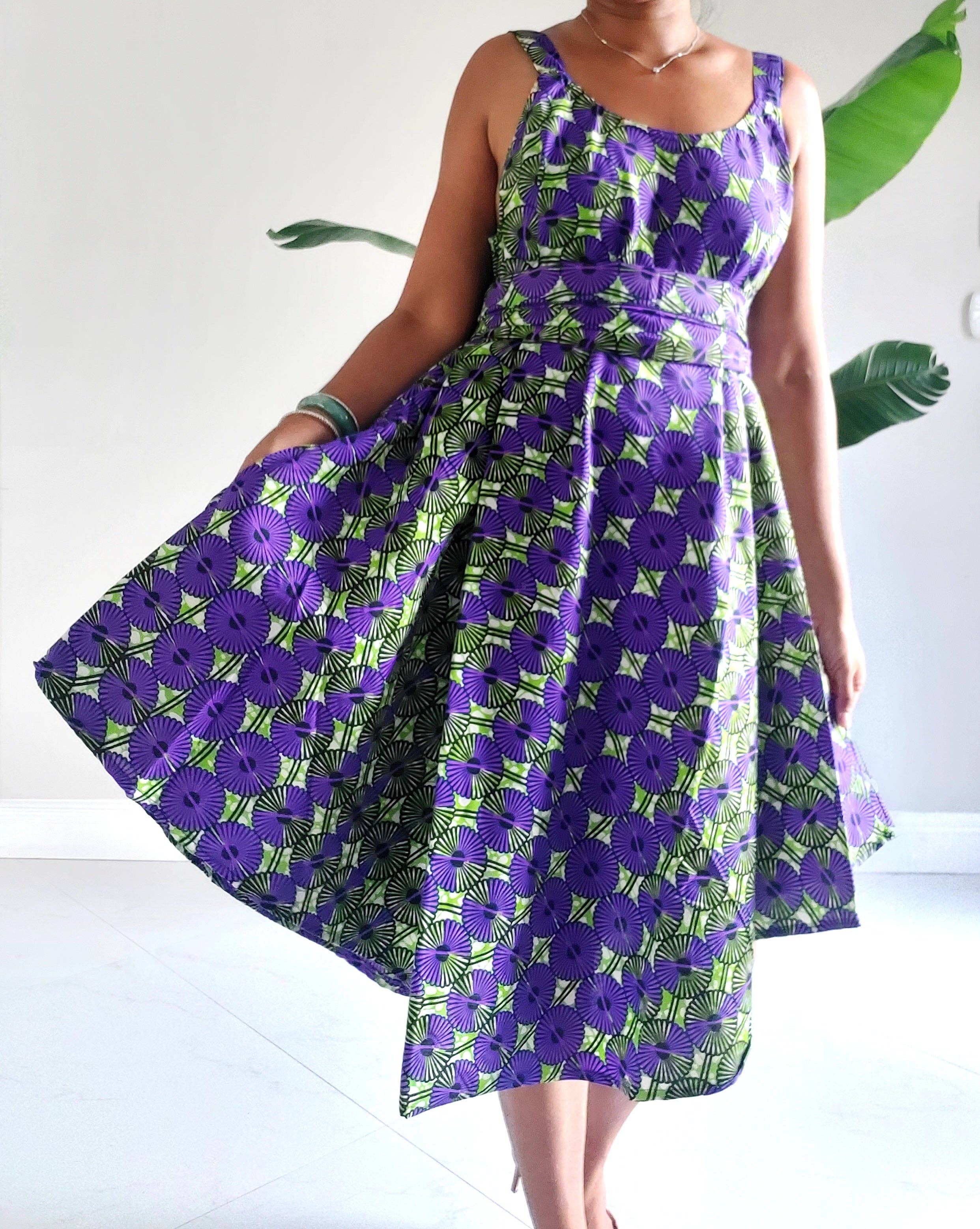 India Batik - Wholesale Dress - Women's - Sun Dress/ Mid Length/ Spagetti Straps/With Scarf0