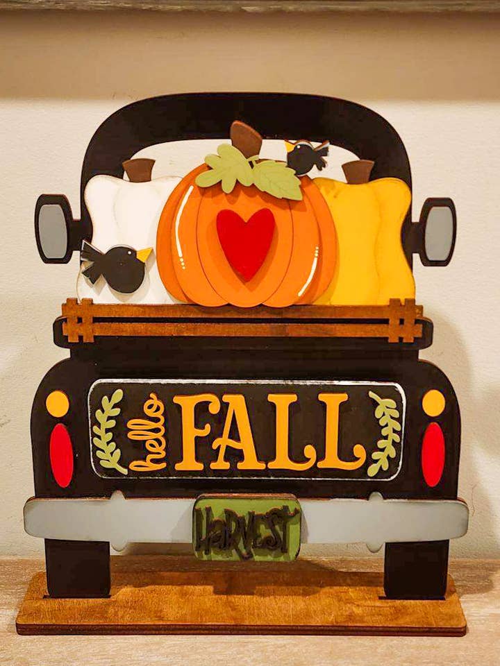Fall Harvest Insert | Interchangeable Door Hanger for wholesale by Hollow Grove Designs