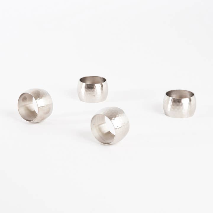 Silver Round Shape Napkin Ring for wholesale on Faire
