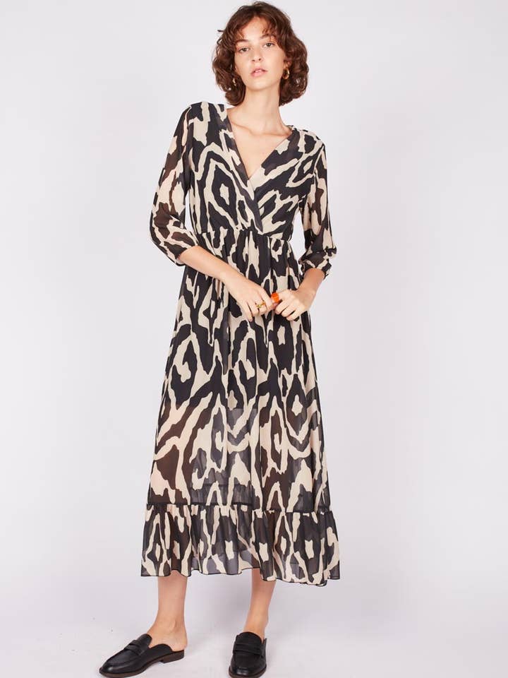 Long Printed Dress for wholesale by Dioxide