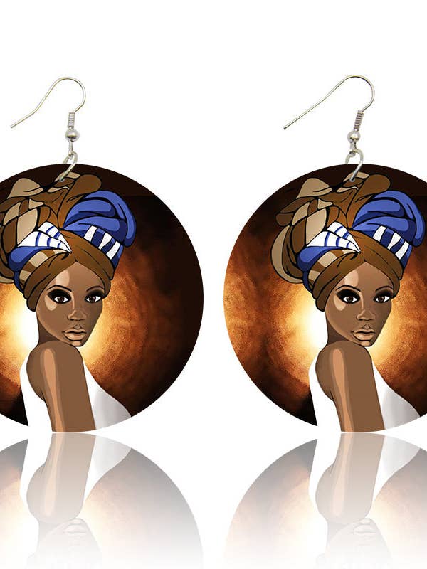 Glow Girl | Afrikansk inspirerede øreringe for engroshandel hos AfricanFabs