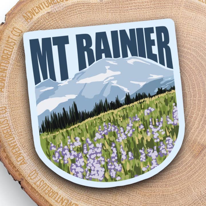 Adventurelust Co - Wholesale Sticker - Mount Rainier National Park Sticker