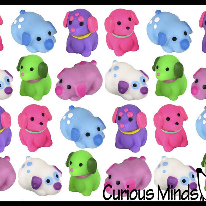 Curious Minds Toys – wholesale Mjuk leksak - Barn och baby – 1 Hund Mochi Squishy Djur - Kawaii - Söt Individuellt B