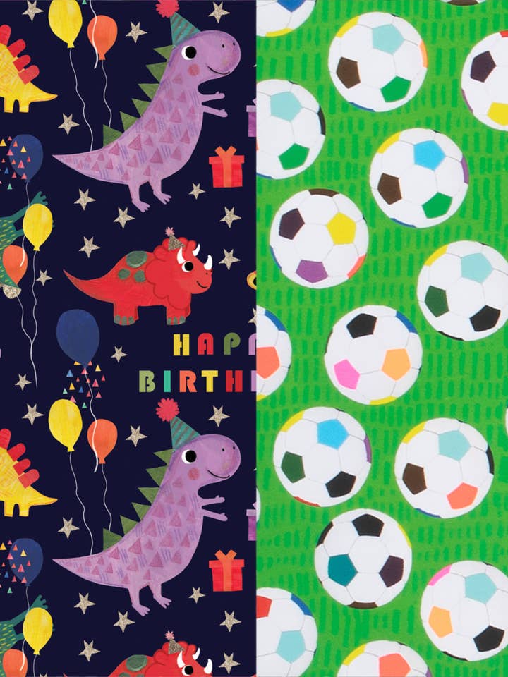 Dinosaur Football Roll Collection R/Wrap for wholesale by Ballyhoo