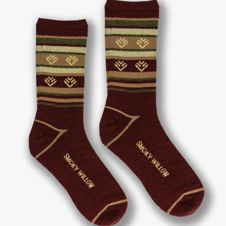 Caribou -- SECONDS for wholesale by Smoky Willow Socks