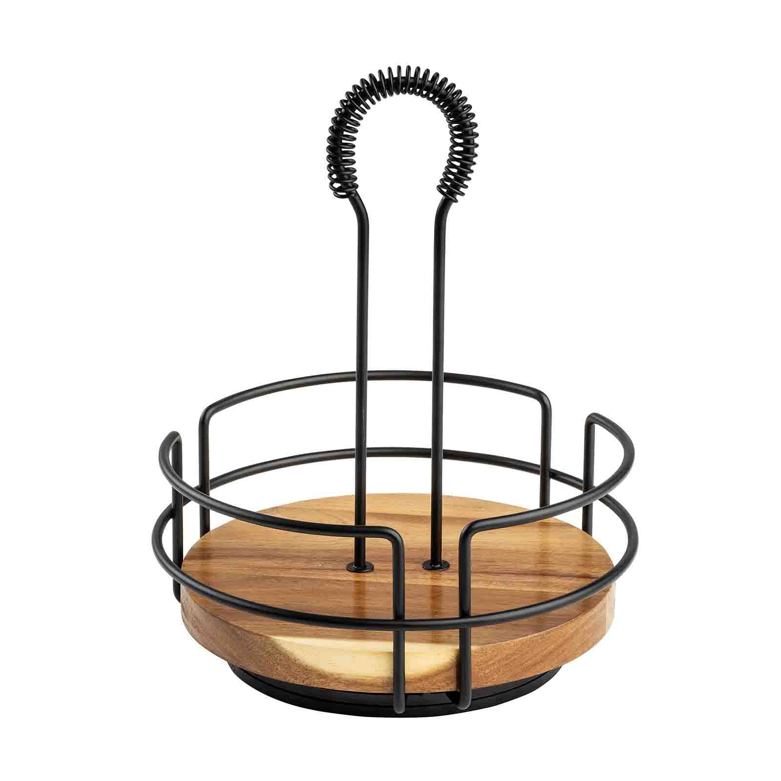 TableCraft Products Company - Wholesale Condiment/Dip Bowl - Round Rotating Tabletop Caddy, 8.5" dia x 10.5" height1