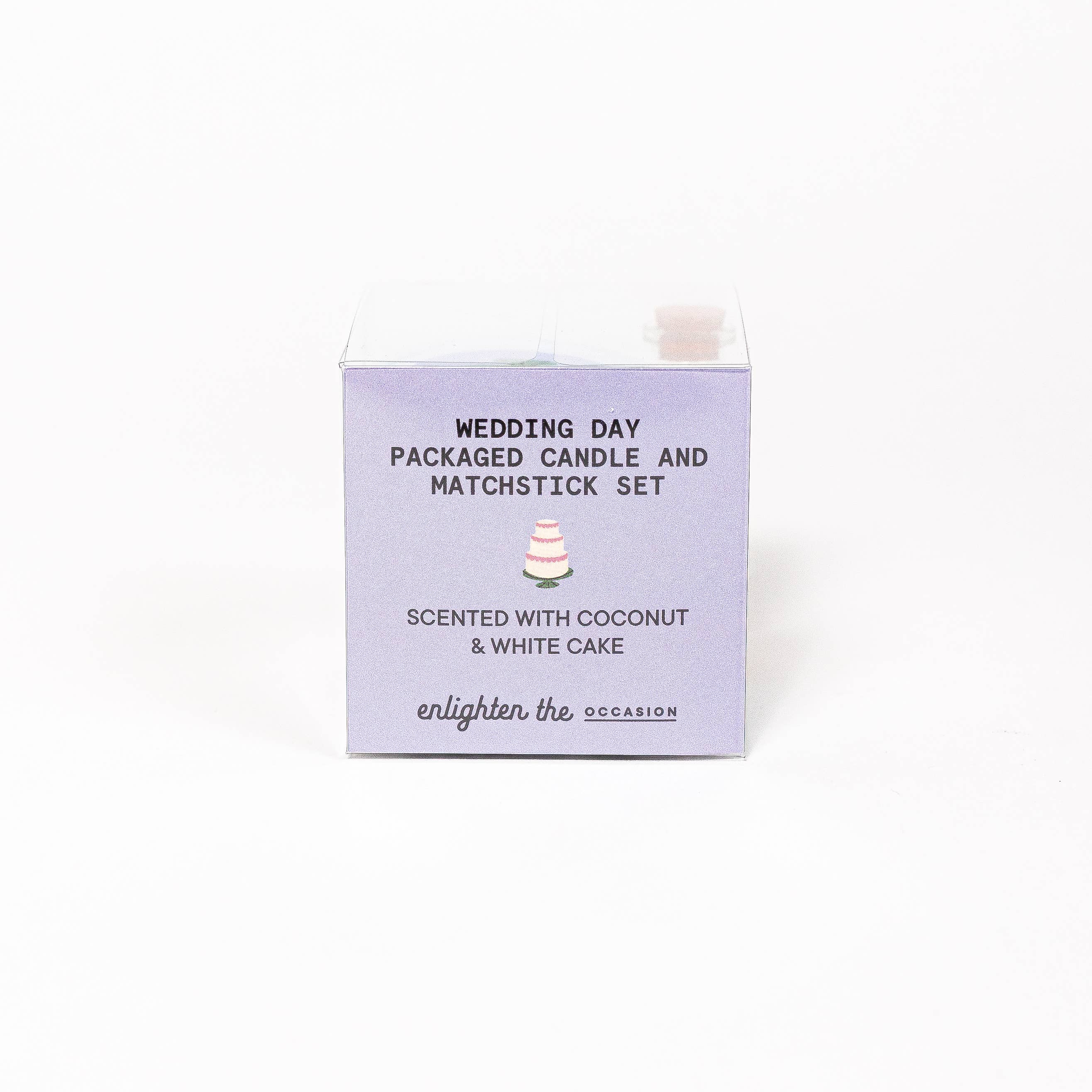 Enlighten the Occasion - Vendita all'ingrosso Candele da viaggio - Set di candele profumate e fiammiferi per torta nuziale7