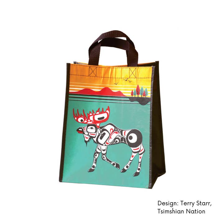 Made By Humans Designs - Wholesale Draagtas - Uniseks - Kleine ecologische draagtassen met eigentijds inheems ontwerp