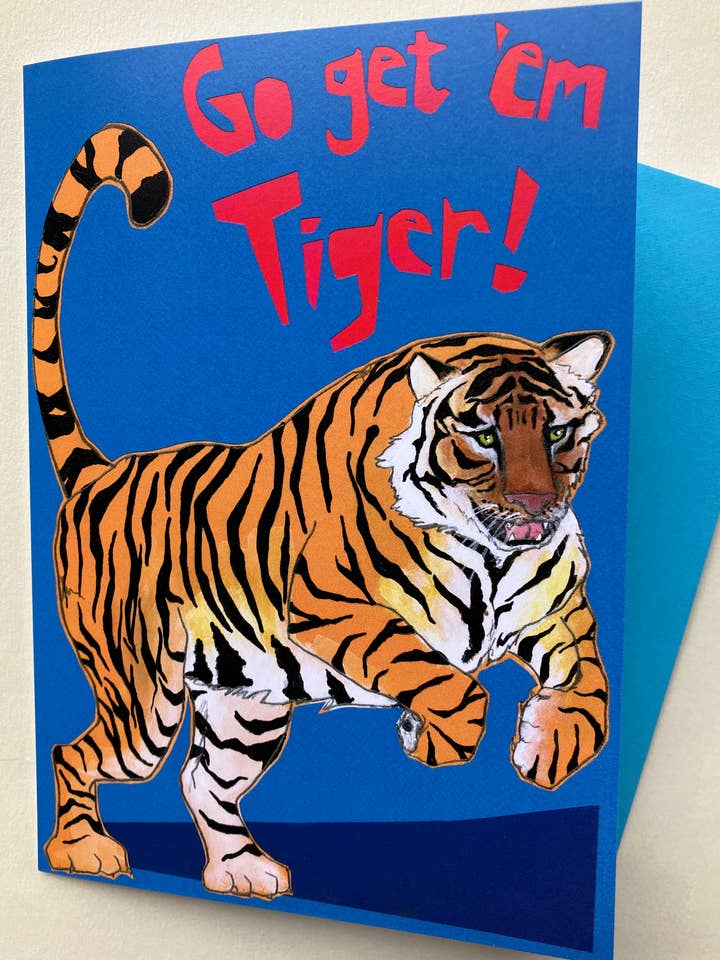 Get ‘Em Tiger Card for wholesale by Sunde White Industries