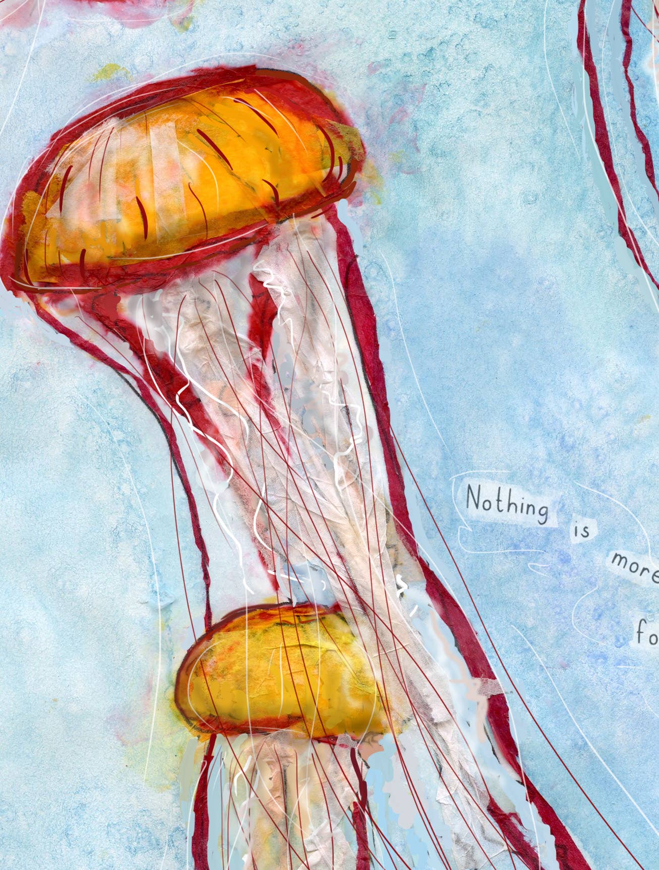 Found & Rewound - Wholesale Art Print - Jellyfish -  print2