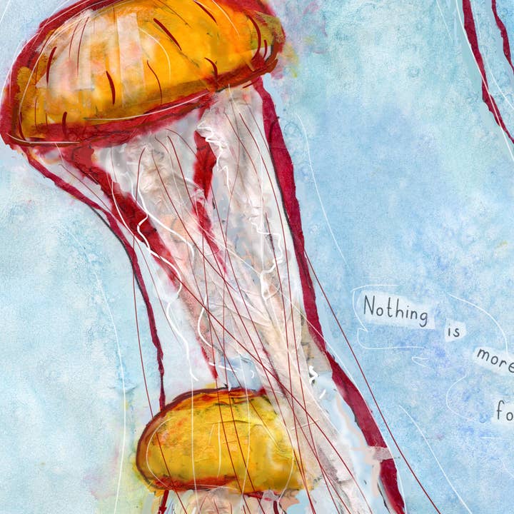 Found & Rewound - Wholesale Art Print - Jellyfish - print2