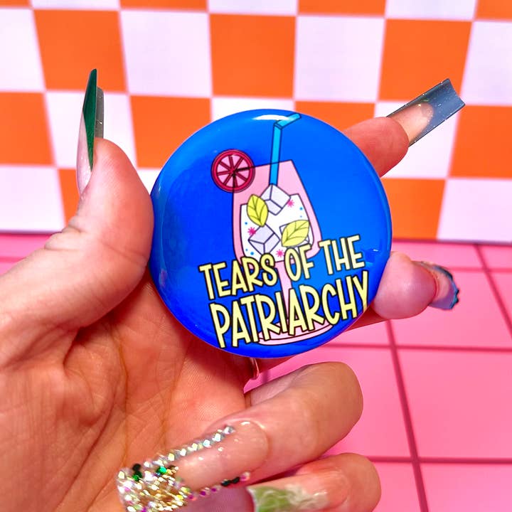 Funny Liberal Feminist Button Pin Pinback Button for wholesale by Stickers+ X Ashley Bexar