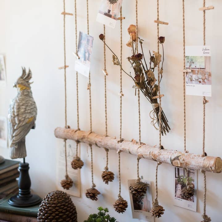 Rustic Reach - Wholesale Plate Hanger - Birch Wood Photo Wall Hanger