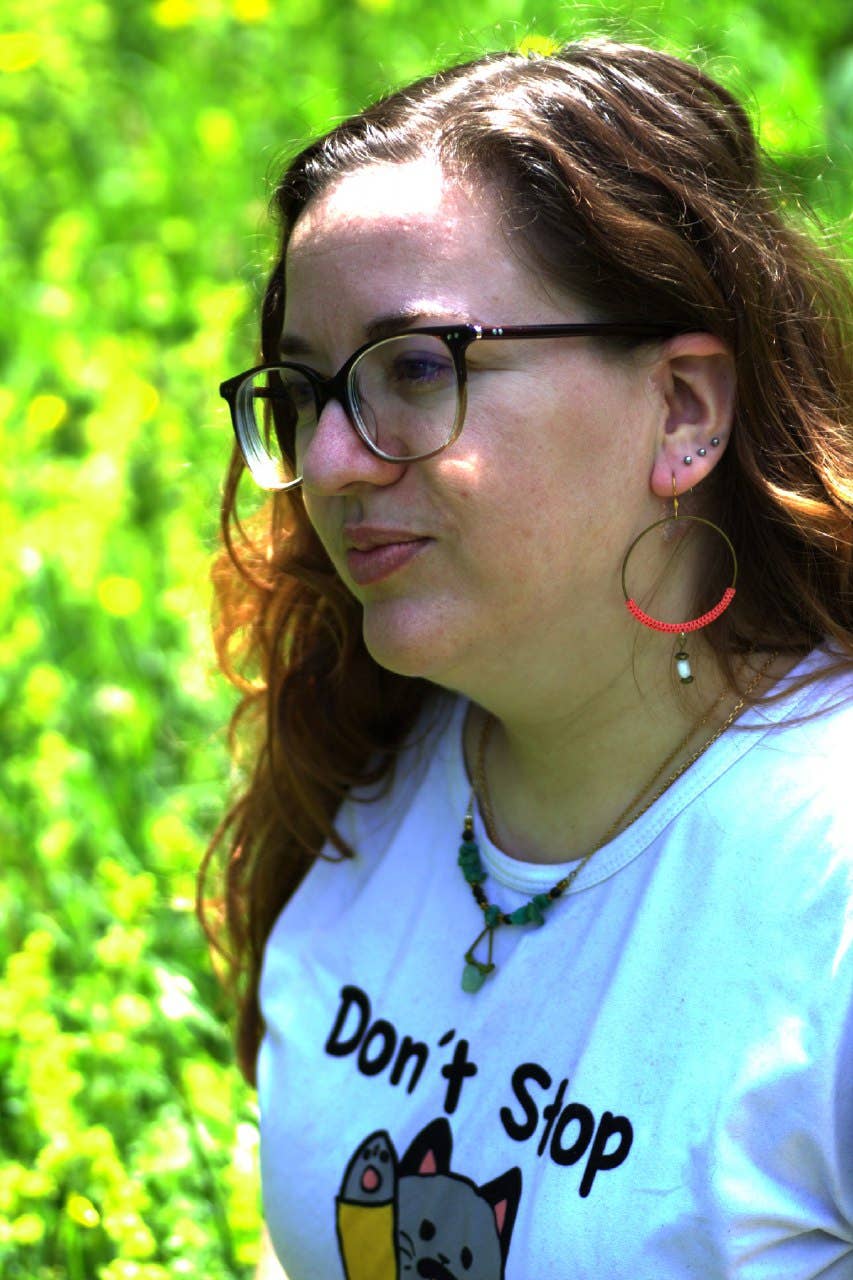 miss camille - Wholesale Dangle Earrings - Large macrame and stone hoop earrings2