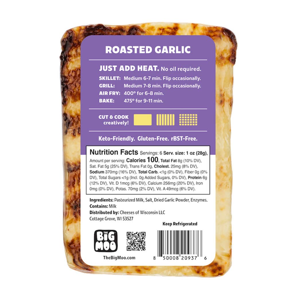 The Big Moo Cheese - Wholesale Cheese - THE BIG MOO Baked Cheese - Roasted Garlic2