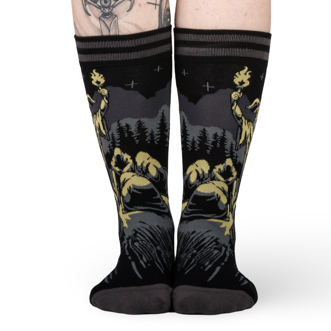 FootClothes LLC - Wholesale Socks - Unisex - Dance ov the Sabbath Crew Socks5