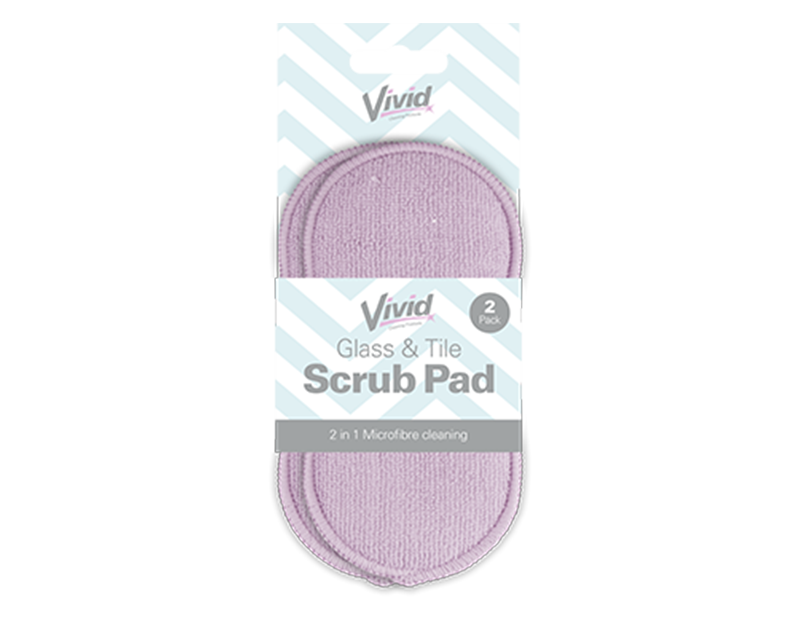 LMT-UK – wholesale Cleaning sponge – Glass & Tile Scrub Pad Buddy 2pk - 50562838636222