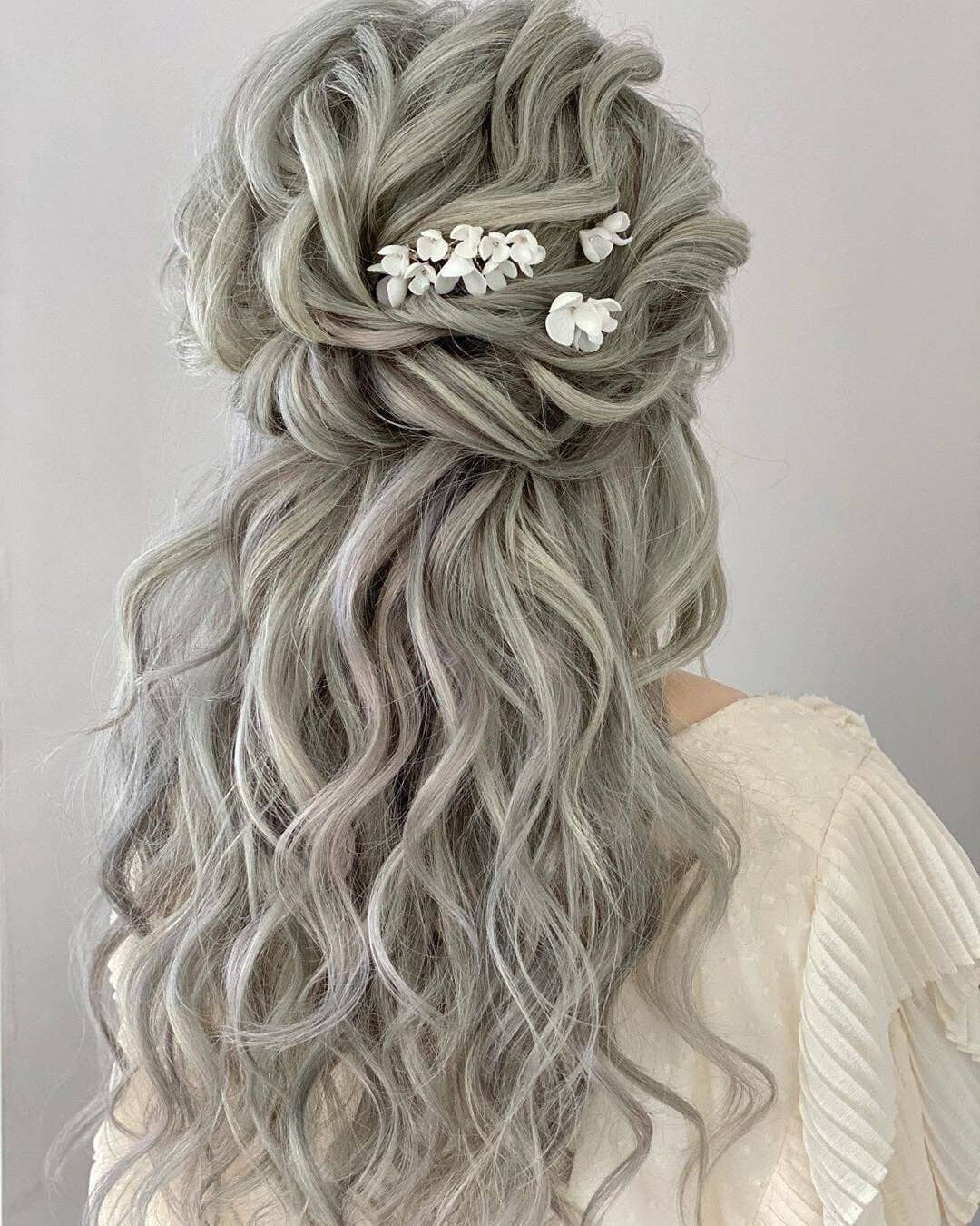 allureweddingjewelry - Wholesale Hair Pin - Angie Flower Comb2