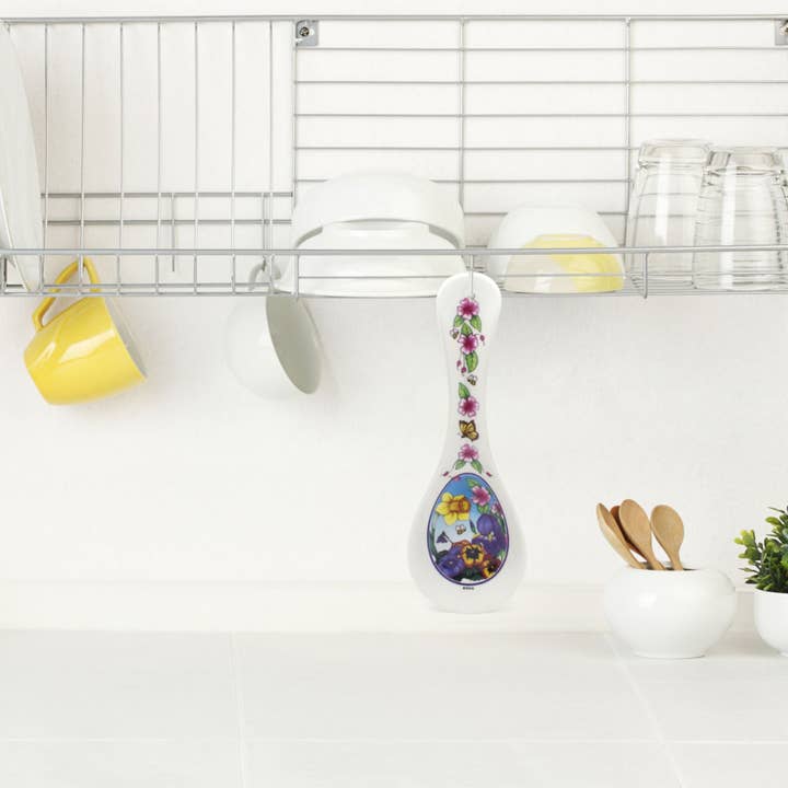 European Heritage Gifts - Wholesale Spoon Rest - European Spring German Ceramic Spoon Rest