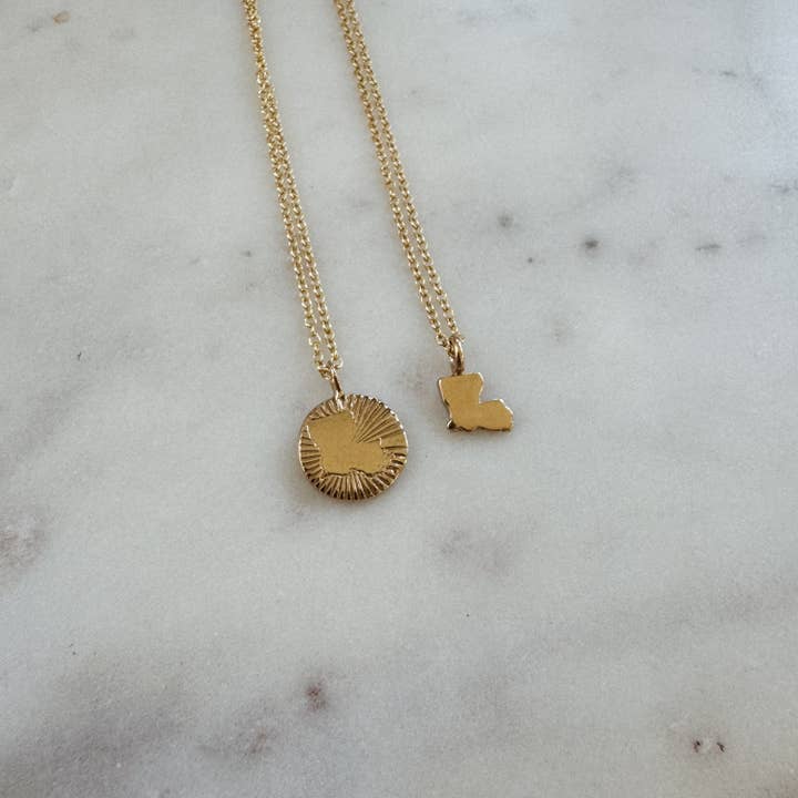 Mimosa Handcrafted - Wholesale Individual Charm/Pendant - LOUISIANA STATE PENDANT3